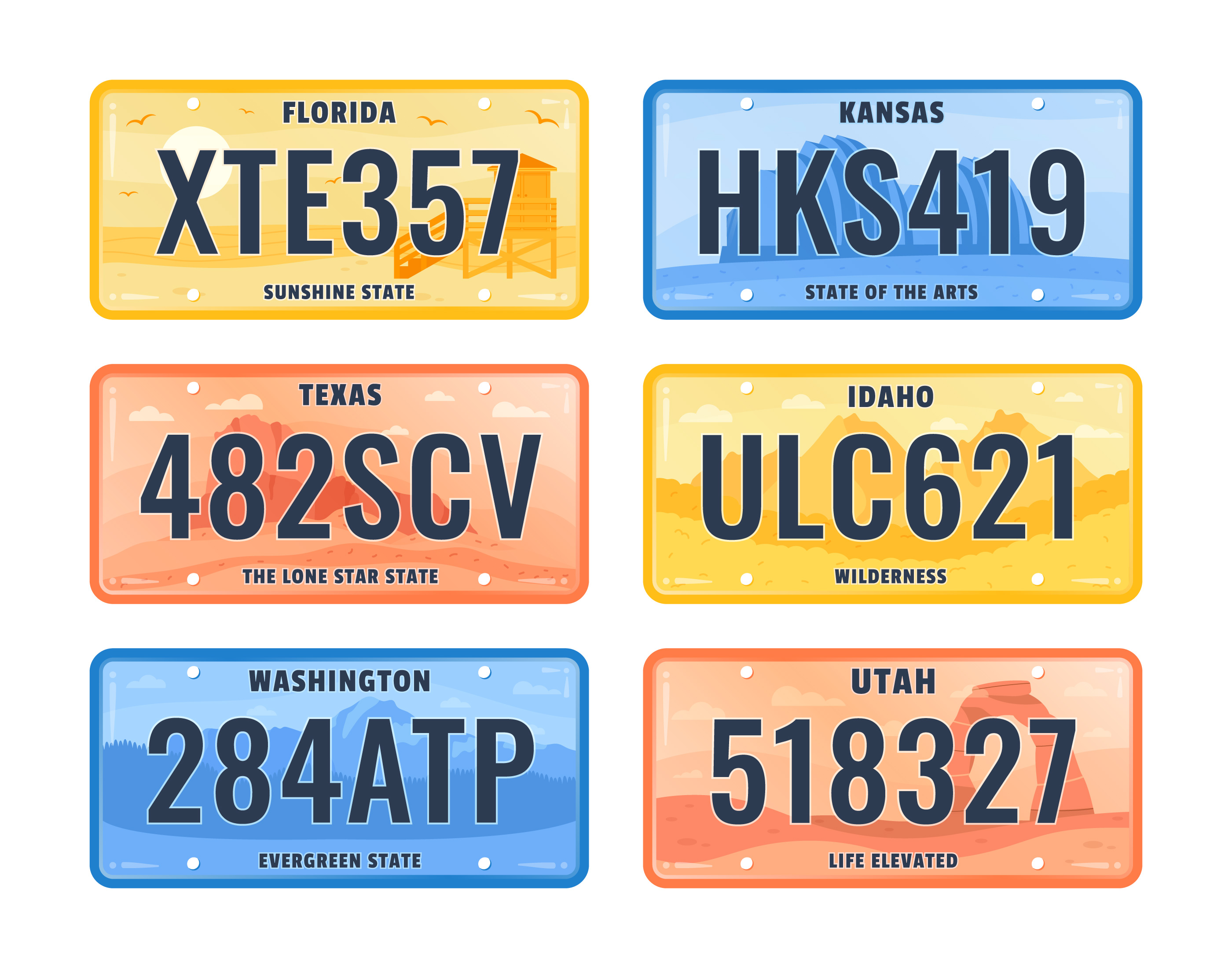 Informatory Plates